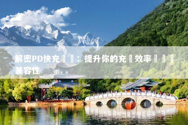 解密PD快充協議：提升你的充電效率與設備兼容性